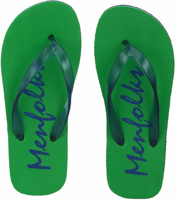 Menfolks Flip Flops, Green