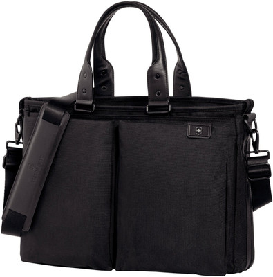 Victorinox Satchel 40 CM Expandable Laptop Tote With Tablet/eReader Pocket Small Travel Bag - Medium(Black)
Victorinox Satchel 40 CM Expandable Laptop Tote With Tablet/eReader Pocket Small Travel Bag - Medium(Black)
