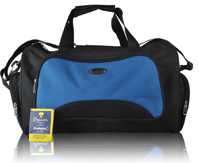 Duckback Journey Small Travel Bag(Blue, Black), Black;blue