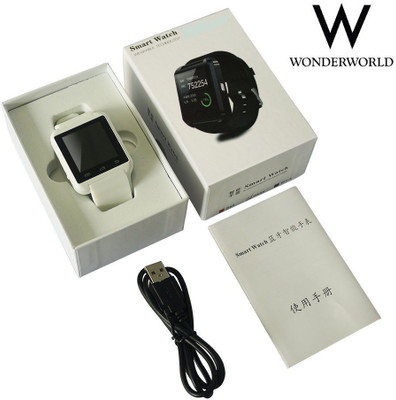 Wonder World ™ U8 Fashion Luxury Bluetooth Wearable Devices Sports White Smartwatch(White Strap Free Size)
Wonder World ™ U8 Fashion Luxury Bluetooth Wearable Devices Sports White Smartwatch(White Strap Free Size)