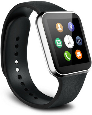 epresent Bluetooth Black Smartwatch(Black Strap Regular)