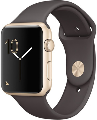 Apple Watch Series 2 - 42 mm Gold Aluminium Case with Cocoa Sport Band(Brown Strap Medium)
Apple Watch Series 2 - 42 mm Gold Aluminium Case with Cocoa Sport Band(Brown Strap Medium)