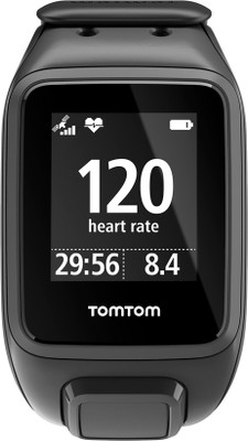 TomTom Spark Cardio Black Smartwatch((Black, Large))