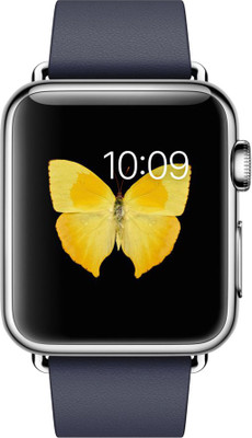 Apple Watch 38 mm Stainless Steel Case with Modern Buckle - Medium(Blue Strap Medium)
Apple Watch 38 mm Stainless Steel Case with Modern Buckle - Medium(Blue Strap Medium)
