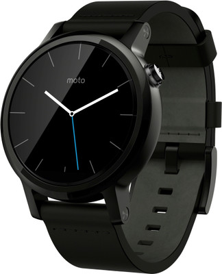 Motorola Moto 360 2nd Gen (42 mm) for Men Black Leather Smartwatch(Black Strap Small)
Motorola Moto 360 2nd Gen (42 mm) for Men Black Leather Smartwatch(Black Strap Small)
