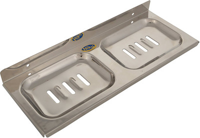 Shruti Stainless Steel Soap Holder Metallic(Steel)