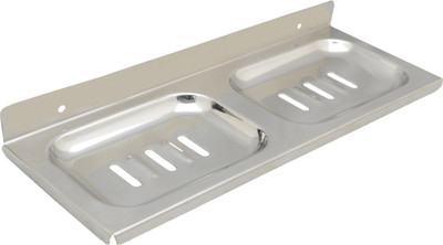 Taj square soap dish(Silver)
