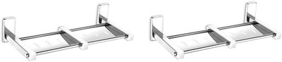 Dazzle Double Soap Dish (High Quality 304 Grade Stainless )(Steel)