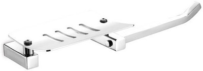 Dazzle Soap Dish with Napkin Holder Stainless Steel(Steel)