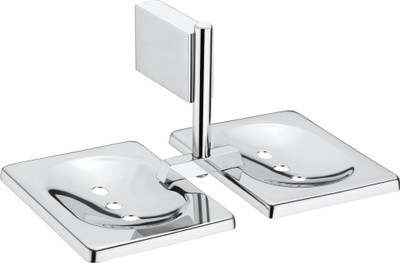Regis Double Bathroom Soap Dish,Holder Sula Series(Silver)