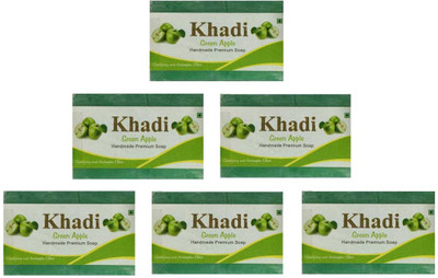 Khadi Shivalik green Apple Soap(750 g, Pack of 6)