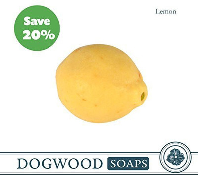 Dogwood Soaps Lemon Soap - Hand-Millled Double-Milled Hand Crafted Natural Ingredients Essential Oils Unique Design(140 g)
Dogwood Soaps Lemon Soap - Hand-Millled Double-Milled Hand Crafted Natural Ingredients Essential Oils Unique Design(140 g)