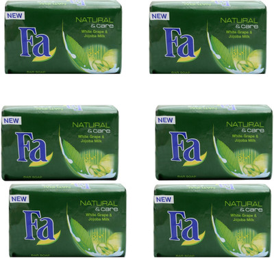Fa Natural &care White Grape & Jojoba Milk Bar Soap ( Pack of 6)(175 g, Pack of 6)
Fa Natural &care White Grape & Jojoba Milk Bar Soap ( Pack of 6)(175 g, Pack of 6)