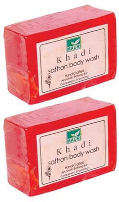 Khadi Mauri Saffron Soap - Pack of 2 - Premium Handcafted Herbal(250 g, Pack of 2)
Khadi Mauri Saffron Soap - Pack of 2 - Premium Handcafted Herbal(250 g, Pack of 2)