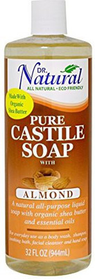 Dr Organics Dr Natural - Pure Castile Liquid Soap - All Natural with Organic Shea Butter - (Almond)(944 ml)
Dr Organics Dr Natural - Pure Castile Liquid Soap - All Natural with Organic Shea Butter - (Almond)(944 ml)