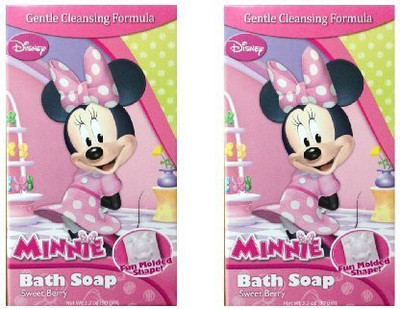 Disney Minnie Sweet Berry Bath Soap - 2 Pack(90 g, Pack of 2)