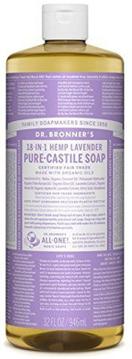 Dr. Bronner's Magic Soaps Pure-Castile Soap 18-in-1 Hemp Lavender Bottles (Pack of 2)(960 ml, Pack of 2)
Dr. Bronner's Magic Soaps Pure-Castile Soap 18-in-1 Hemp Lavender Bottles (Pack of 2)(960 ml, Pack of 2)