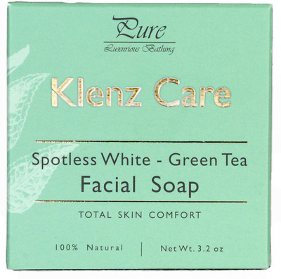 Klenz Care Green Tea Facial Soap (Pack of 2)(180 g, Pack of 2)