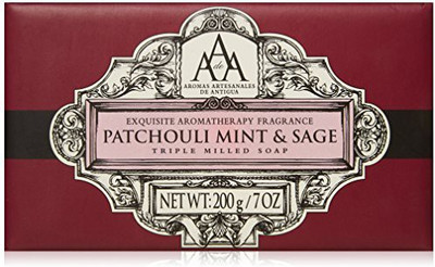 AAA Aromatherapy Patchouli Mint & Sage Triple Milled Soap(200 g)