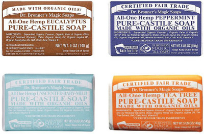 Magic Soaps Dr. Bronner's Magic Castile Soaps Bars (For Him) - Tea Tree, Peppermint, Eucalyptus, Baby Mild(40 g)
Magic Soaps Dr. Bronner's Magic Castile Soaps Bars (For Him) - Tea Tree, Peppermint, Eucalyptus, Baby Mild(40 g)