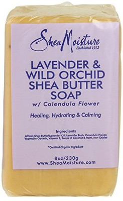 Shea Moisture Organic Lavender & Wild Orchid Shea Butter Soap with Calendula Flower(230 g)
Shea Moisture Organic Lavender & Wild Orchid Shea Butter Soap with Calendula Flower(230 g)