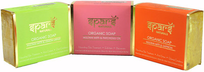 Spars Naturals - Organic Multani Soaps - Saffron+ Patchouli Oil + Lemon Leaf (Pack of 3)(200 g, Pack of 3)
Spars Naturals - Organic Multani Soaps - Saffron+ Patchouli Oil + Lemon Leaf (Pack of 3)(200 g, Pack of 3)
