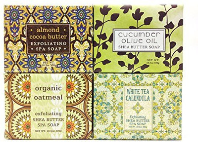 Greenwich Bay Trading Company Soap Sampler Set Zen Earthy Shea Butter Large Soap Block Gift Set(297.57 g, Pack of 4)
Greenwich Bay Trading Company Soap Sampler Set Zen Earthy Shea Butter Large Soap Block Gift Set(297.57 g, Pack of 4)
