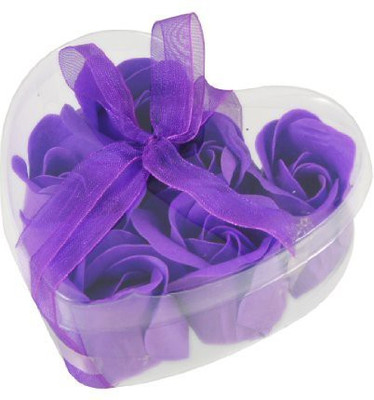 Rosallini Purple Artificial Fragrant Bath Soap Rose Petals 6 Pcs w Heart Box(10 g)
Rosallini Purple Artificial Fragrant Bath Soap Rose Petals 6 Pcs w Heart Box(10 g)