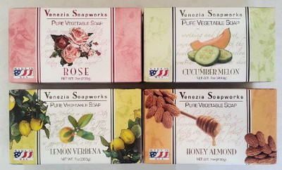Venezia Soapworks Pure Vegetable Bath Soap Combo (4 Pack)(200 g, Pack of 2)
Venezia Soapworks Pure Vegetable Bath Soap Combo (4 Pack)(200 g, Pack of 2)