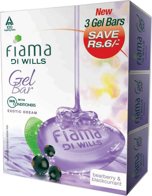Fiama Di Wills Exotic Dream Gel Bar - Pack of 3(375 g, Pack of 3)