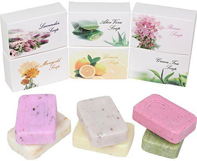 Luxehome Assorted Series 100% Nature Oil Guest Soap Gift Set Pack of 6 (Plant Series)(75 ml)
Luxehome Assorted Series 100% Nature Oil Guest Soap Gift Set Pack of 6 (Plant Series)(75 ml)