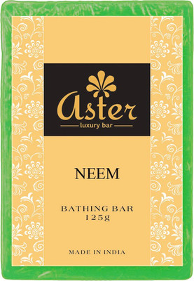 Aster Luxury Handmade Neem Soap 125g - Pack of 12(1500 g, Pack of 12)