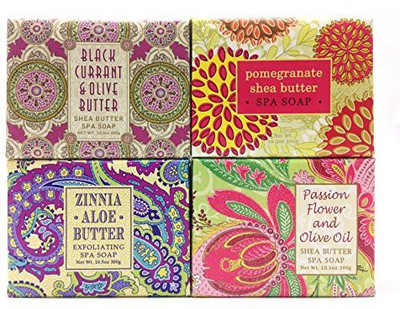 Greenwich Bay Trading Company Soap Sampler Set Exotic Fruit And Flower Shea Butter Large Soap Block Gift Set(297.57 g, Pack of 4)
Greenwich Bay Trading Company Soap Sampler Set Exotic Fruit And Flower Shea Butter Large Soap Block Gift Set(297.57 g, Pack of 4)