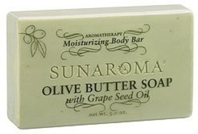 Sunaroma Olive Butter Soap With Grape Seed Oil(141.7 g)