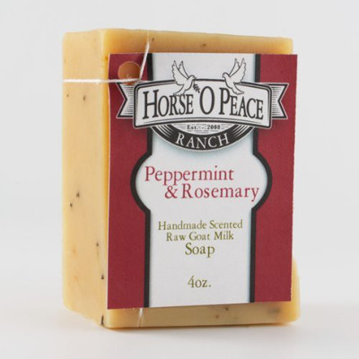 Horse 'O Peace Ranch Handmade Herbal 100% Raw Goat Milk Peppermint & Rosemary Soap(120 ml)
Horse 'O Peace Ranch Handmade Herbal 100% Raw Goat Milk Peppermint & Rosemary Soap(120 ml)
