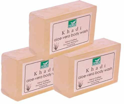Khadi Mauri Aloe Vera Soap - Pack of 3 - Premium Handcafted Herbal(375 g, Pack of 3)
Khadi Mauri Aloe Vera Soap - Pack of 3 - Premium Handcafted Herbal(375 g, Pack of 3)