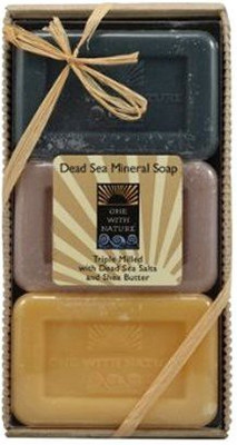 One With Nature Dead Sea Mineral Soap Gift Pack Lavender Lemon Verbena Rose Petal(120 ml, Pack of 3)
One With Nature Dead Sea Mineral Soap Gift Pack Lavender Lemon Verbena Rose Petal(120 ml, Pack of 3)