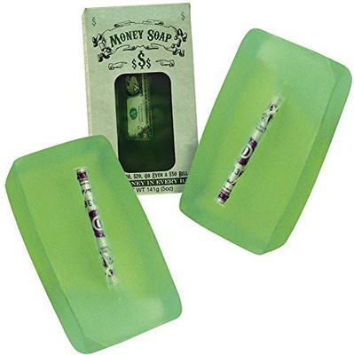 CloseoutZone (Set of 2) Money Soap - Find REAL CASH in Every Delightfully Scented Bar(141 g, Pack of 2)
CloseoutZone (Set of 2) Money Soap - Find REAL CASH in Every Delightfully Scented Bar(141 g, Pack of 2)