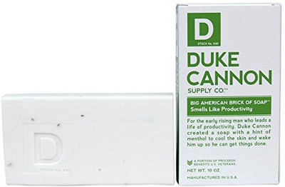 Duke Cannon Mens Bar Soap - Big American Brick Of Soap - Smells Like Productivity(283.4 g)
Duke Cannon Mens Bar Soap - Big American Brick Of Soap - Smells Like Productivity(283.4 g)