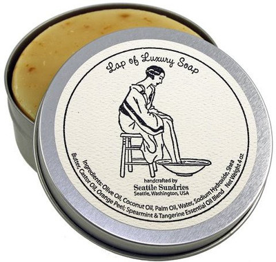 Seattle Sundries Lap of Luxury Soap - 100% Natural & Handcrafted in Reusable Travel Gift Tin(190 g)
Seattle Sundries Lap of Luxury Soap - 100% Natural & Handcrafted in Reusable Travel Gift Tin(190 g)