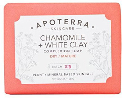 Apoterra Skincare Organic Chamomile + White Clay Complexion Soap(127.53 g)