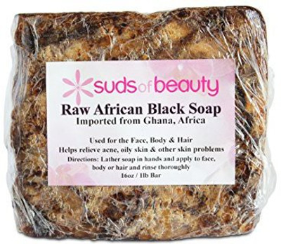 Suds of Beauty #1 TRUSTED African Black Soap Raw Black Soap Bar from Ghana LOVE IT OR YOUR MONEY BACK! African Soap Pure Authentic 100% Natural Organic For ACNE SCAR REMOVAL STRETCH MARKS WRINKLES Anti-Aging Natural Skin Cleanser(480 ml)
Suds of Beauty #1 TRUSTED African Black Soap Raw Black Soap Bar from Ghana LOVE IT OR YOUR MONEY BACK! African Soap Pure Authentic 100% Natural Organic For ACNE SCAR REMOVAL STRETCH MARKS WRINKLES Anti-Aging Natural Skin Cleanser(480 ml)