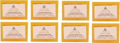 Khadi Pure Natural Handmade Pure Chandan haldi Soap with Essential Oil 125g(1000 g, Pack of 8)
Khadi Pure Natural Handmade Pure Chandan haldi Soap with Essential Oil 125g(1000 g, Pack of 8)