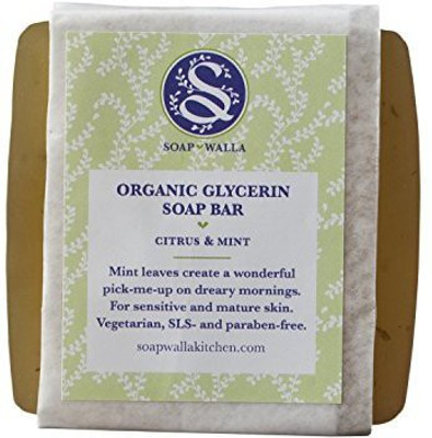 Soapwalla Organic Vegan Citrus Mint Soap Bar(113.36 g)