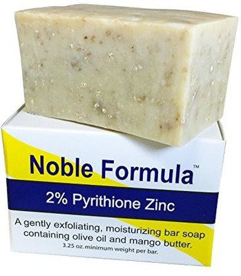 Noble Formula 2% Pyrithione Zinc Bar Soap Mango Butter (Vegan) - Hand Crafted in the USA Especially Formulated For Those With Psoriasis Eczema Dry And Sensitive Skin(97.5 ml)
Noble Formula 2% Pyrithione Zinc Bar Soap Mango Butter (Vegan) - Hand Crafted in the USA Especially Formulated For Those With Psoriasis Eczema Dry And Sensitive Skin(97.5 ml)