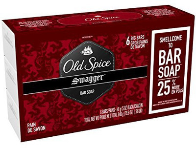 Old Spice Red Zone Swagger Scent Bar Soap Pack Of 6(844.532 g, Pack of 6)