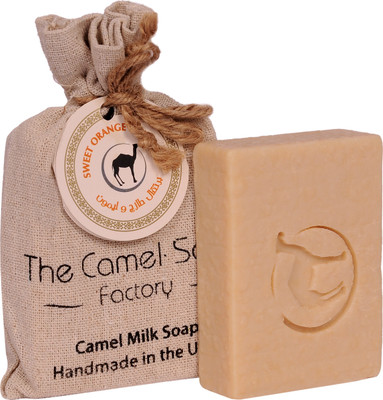 The Camel Soap Factory Natural Sweet Orange Camel Milk Soap(100 g)
