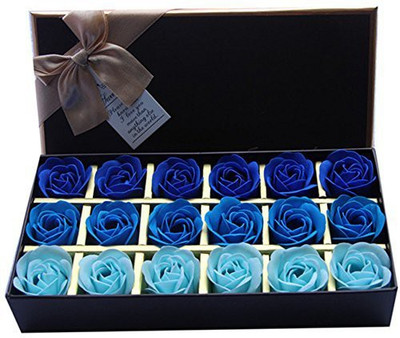 Isidora Scented Soap Flowers Gift Set(50 g, Pack of 18)