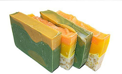 Falls River Soap Citrus Soap Bar Set (4 Guest Bars)-all Natural Handmade Soaps with Orange Essential Oil. 2 Orange & Calendula and 2 Avocado & Citrus Soaps. Set of 4 Bar(60 ml, Pack of 4)
Falls River Soap Citrus Soap Bar Set (4 Guest Bars)-all Natural Handmade Soaps with Orange Essential Oil. 2 Orange & Calendula and 2 Avocado & Citrus Soaps. Set of 4 Bar(60 ml, Pack of 4)