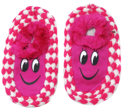 Neska Moda Boys & Girls Checkered Peds/Footie/No-Show, Black;pink;white